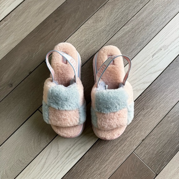 UGG Women’s Disco Checker Slide | Size: 10 | Excellent Condition - Picture 2 of 9